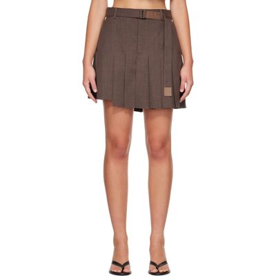 sacai sacai Brown Suiting Skort