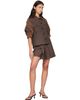 sacai sacai Brown Suiting x Nylon Twill Shirt - 4