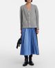 Sacai Sacai Cable-knit wool and poplin cardigan - 6