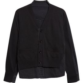 Sacai Sacai Cardigan Front Denim Shirt