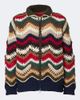 Sacai Sacai Chevron crochet blouson jacket - 1