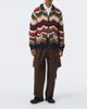 Sacai Sacai Chevron crochet blouson jacket - 2