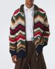 Sacai Sacai Chevron crochet blouson jacket - 3