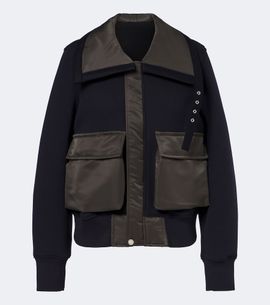 Sacai Sacai Cotton-blend blouson jacket