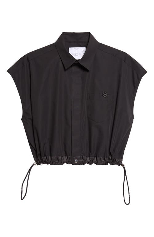 Sacai Sacai Crop Poplin Shirt