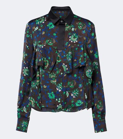 Sacai Sacai Floral blouse