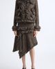 Sacai Sacai Fringe Wool Blend Tweed Hooded Jacket - 2