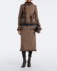 Sacai Sacai Fringed tweed and denim jacket - 8