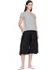 sacai sacai Gray & White Cotton Poplin x Cotton Jersey T-shirt - 4
