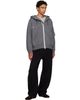 sacai sacai Gray Cotton Cashmere Knit Hoodie - 4