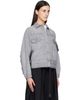 sacai sacai Gray Nylon Twill x Denim Jacket - 2