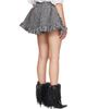 sacai sacai Gray Tweed Shorts - 3