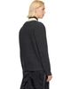 sacai sacai Gray Wool Knit Cardigan - 3