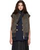 sacai sacai Green Nylon Twill x Suiting Vest - 1