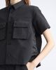 Sacai Sacai Grosgrain Bonded Nylon Twill Short Sleeve Shirt - 5