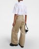 Sacai Sacai High-rise cotton gabardine wide-leg pants - 3