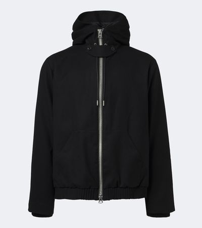 Sacai Sacai Hooded wool jacket