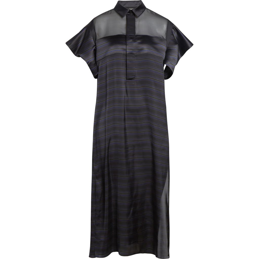 Sacai Sacai Horizontal Stripe Dress