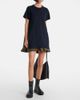 Sacai Sacai Jersey and twill minidress - 2