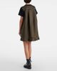 Sacai Sacai Jersey and twill minidress - 3