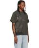 sacai sacai Khaki A.P.C. Edition Quilts T-shirt - 2