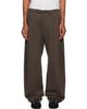 sacai sacai Khaki Cotton Jersey Sweatpants - 1
