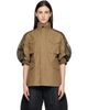 sacai sacai Khaki Cotton Weather Jacket - 1