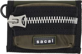sacai sacai Khaki Pocket Trifold Wallet