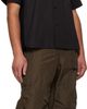 sacai sacai Khaki Treated Nylon Twill Cargo Pants - 4