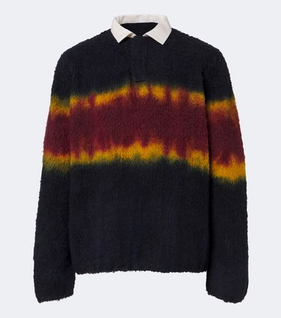 Sacai Sacai Knitted wool-blend cardigan