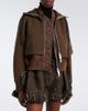 Sacai Sacai Layered cotton-blend zip-up hoodie - 2