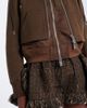 Sacai Sacai Layered cotton-blend zip-up hoodie - 4