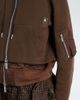 Sacai Sacai Layered cotton-blend zip-up hoodie - 5
