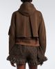 Sacai Sacai Layered cotton-blend zip-up hoodie - 6