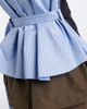 Sacai Sacai Layered cotton jersey and poplin top - 4