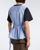 Sacai Sacai Layered cotton jersey and poplin top - 5