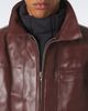 Sacai Sacai Layered leather down jacket - 5