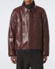 Sacai Sacai Layered leather down jacket - 8