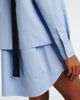 Sacai Sacai Layered striped cotton-blend poplin shirt - 4