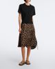 Sacai Sacai Leopard-print cotton jersey midi dress - 2