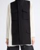 Sacai Sacai Mixed Media Suiting & Crepe Back Satin Shirt - 1