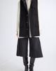 Sacai Sacai Mixed Media Suiting & Crepe Back Satin Shirt - 2