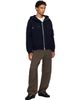 sacai sacai Navy Cotton Cashmere Knit Hoodie - 4