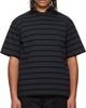 sacai sacai Navy Horizontal Stripe T-Shirt - 1