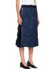 sacai sacai Navy Nylon Twill Midi Skirt - 2