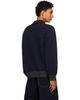 sacai sacai Navy Sponge Sweat Polo - 3