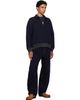sacai sacai Navy Sponge Sweat Polo - 4