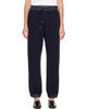 sacai sacai Navy Sponge Sweatpants - 1