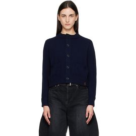 sacai sacai Navy Wool Knit Cardigan