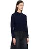 sacai sacai Navy Wool Knit Cardigan - 2